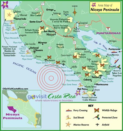 Samara Costa Rica Map - Draw A Topographic Map