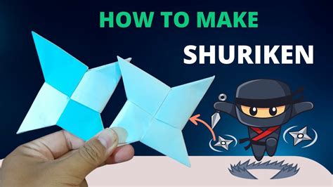 Cara Mudah Membuat Shuriken Dari Kertas How To Make A Paper Ninja