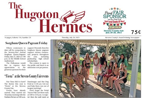 July Hugoton Hermes News