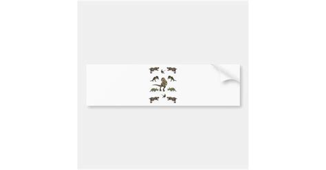 Dinosaur Wrapping Paper Bumper Sticker Zazzle