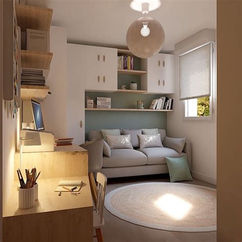 Un Espace Bureau Avec Beacoup De Rangements Et De La Place Pour Tout Le