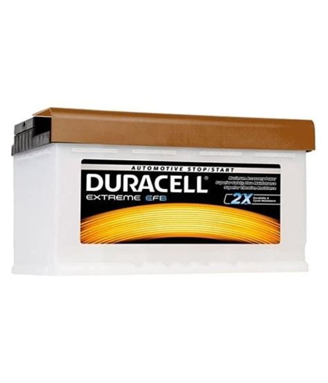 Duracell Extreme 12V 80 Amper Start Stop EFB Akü Çetin Ticaret