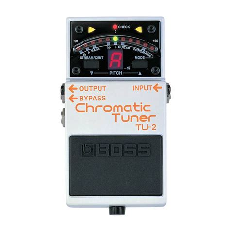 BOSS CHROMATIC TUNER TU-2 OWNER'S MANUAL Pdf Download | ManualsLib