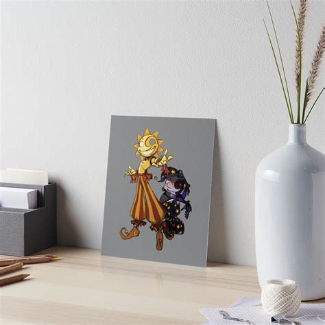 Fnaf Sun And Moon Security Breach Art Board Print By Arielwood