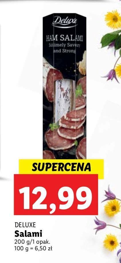 Promocja Salami Deluxe W Lidl