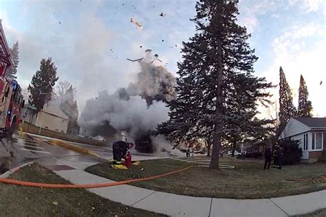 Significant Garbage Truck Explosion Captured In Dramatic Doorbell Video