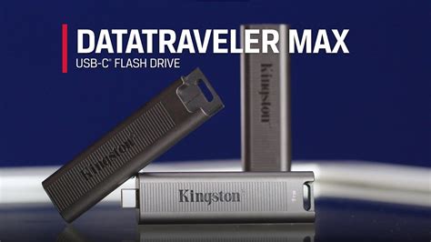 USB 3 2 Gen 2 Type C 隨身碟 Kingston DataTraveler MAX YouTube