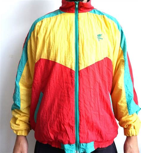 Vintage Windbreaker Jacket Sportswear Running Run Outwear M