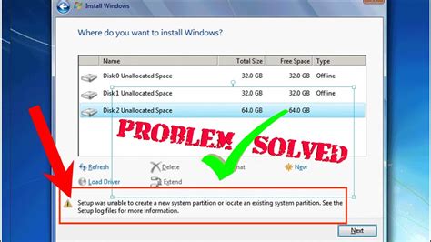 Solved Setup Was Unable To Create A New System Partition Or Locate An