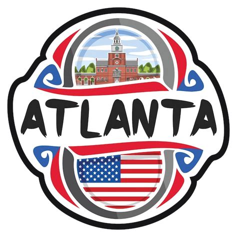 Atlanta City Origional Flag Vectors And Illustrations For Free Download