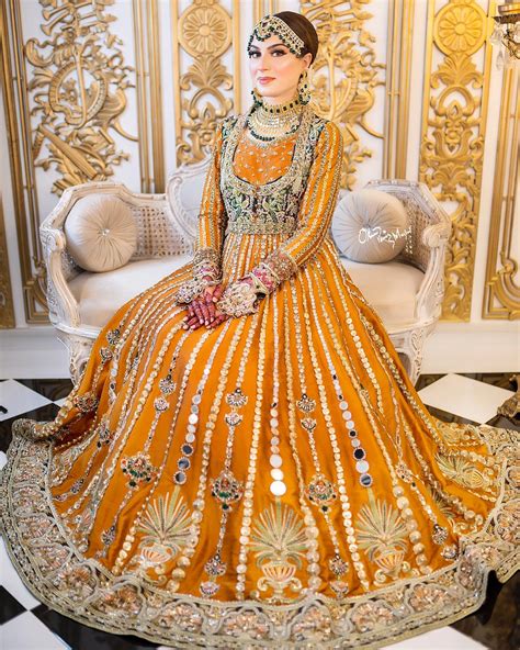 Latest Bridal Mehndi Dresses Wedding Collection 2023 2024 Eduaspirant