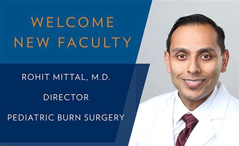 Rohit Mittal Md Joins The Musc Department Of Surgery College Of