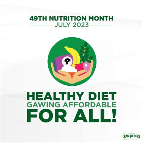 The 49th Year Celebration Of National Nutrition Month Or Buwan Ng