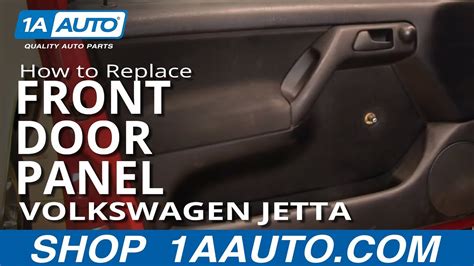 How To Install Replace Remove Front Door Panel Volkswagen VW Jetta Golf