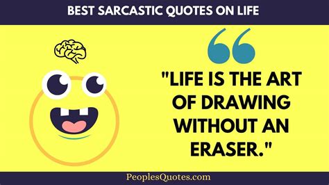 Best Sarcastic Quotes on Life Facts