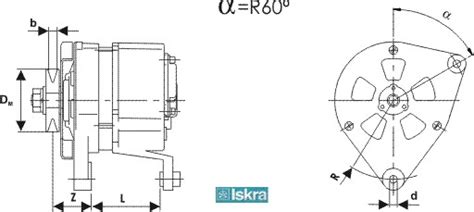 ISKRA Lichtmaschine Traktor für Renault Traktor Typen