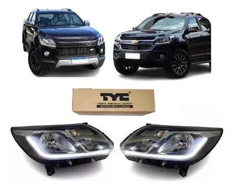 Par Farol S10 Trailblazer 2017 18 19 20 2021 2022 C Drl Led Frete grátis