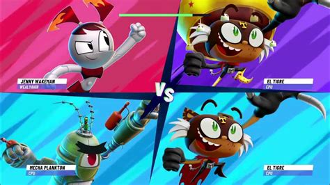 Jenny Wakeman Vs Mecha Planktonel Tigre Vs El Tigrenickelodeon All