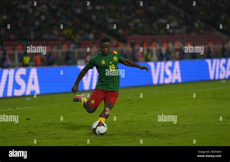 Collins Fai Of Cameroon During Cameroun Versus Comoros African Cup Of