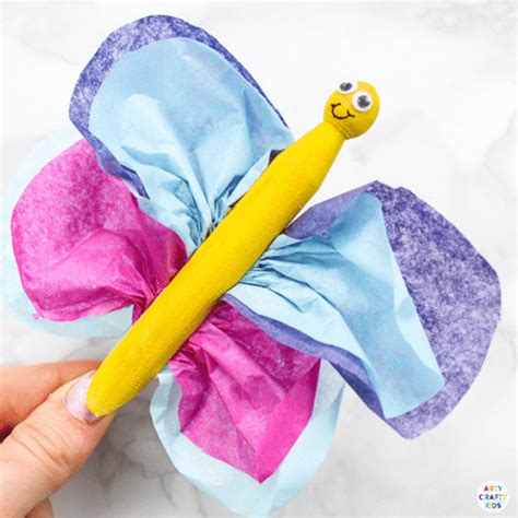 Butterfly Clothespin Craft for Kids to Make - Arty Crafty Kids