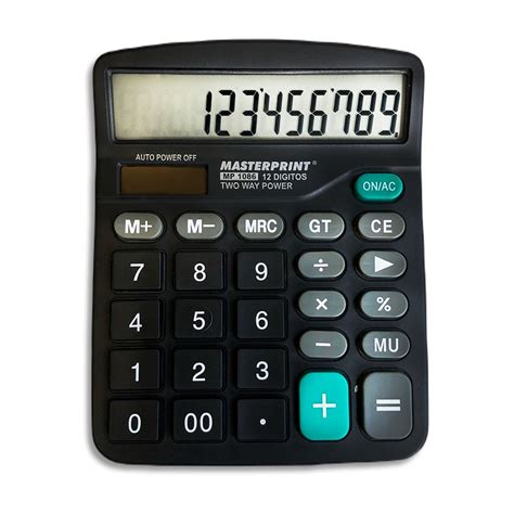 Calculadora Eletr Nica De Mesa D Gitos Mp Masterprint Alta