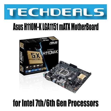 Asus H M K Lga Matx Motherboard For Intel Th Th Gen Processors