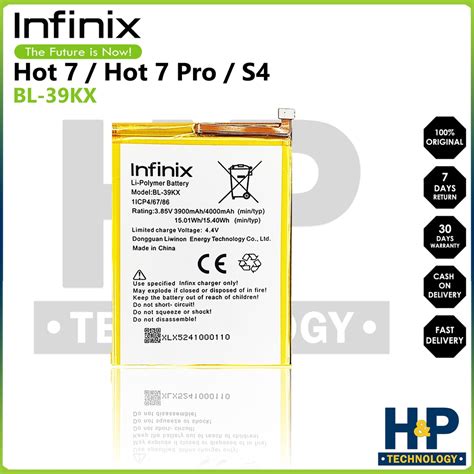 BL 39KX Battery Infinix Hot 7 Hot 7 Pro S4 Shopee Philippines