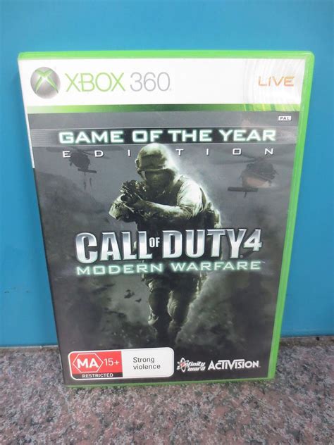 CALL OF DUTY 4: MODERN WARFARE XBOX 360 GAME | Modern warfare, Xbox 360 ...