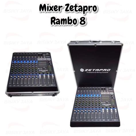 Jual Mixer Audio Channel Zetapro Rambo Original Zetapro Shopee