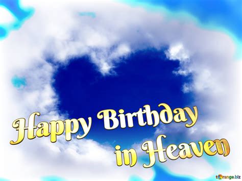Happy Birthday In Heaven Free Image 1732
