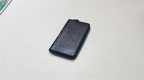 hot กระเปาสตางคหนงแทสำหรบผชายสไตลยอนยคแบบยาวหลายชองกระเปาคลทชหนงววชนหนง