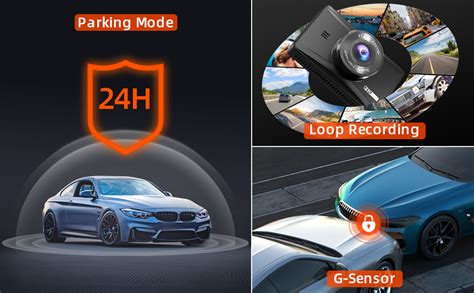 Dash Cam Front, 2K 3" Car Camera Dash Cam QHD 1440p/30fps Recording Car ...