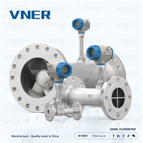 Stainless Steel Natural Gas Swirl Flowmeter Precession Vortex Flow