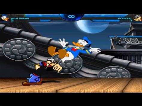 Donald Duck Vs Popeye The Battle Is Very Exciting High Level Youtube