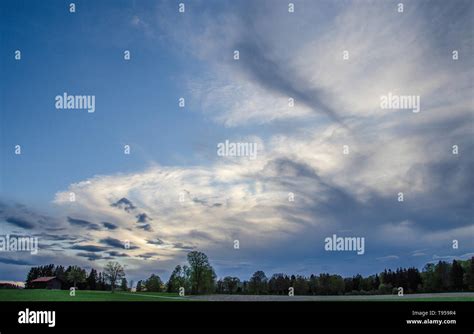 weather in the alpine upland Stock Photo - Alamy