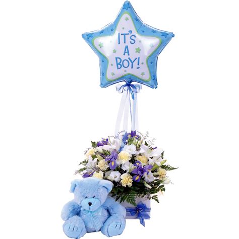 Precious Boy New Baby Arrangement Flowersales