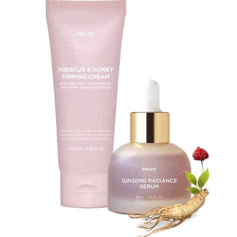 Ginseng Radiance Serum Hibiscus And Honey Firming Cream