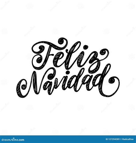 Feliz Navidad Frase Manuscrita Traducida De Feliz Navidad Española