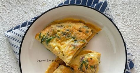 Resep Telur Dadar Daun Jeruk Oleh Irani Nara Cookpad