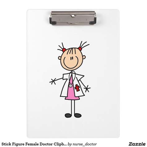 Stick Figure Female Doctor Clipboard | Stick figures, Stick figure drawing, Doodle people