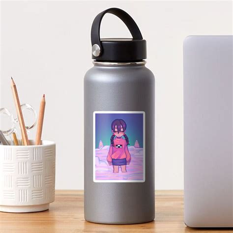 Yume Nikki Madotsuki In The Pink Sea Sticker For Sale By Jinxcode