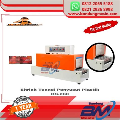 Jual Mesin Shrink Tunnel Bs Mesin Penyusut Plastik Heavypack