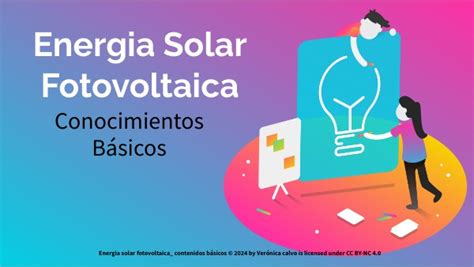 Energía solar fotovoltaica Conocimientos básicos