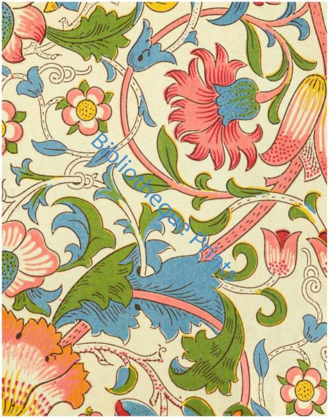 William Morris Textile Pattern Decorative Art Fine Art Etsy