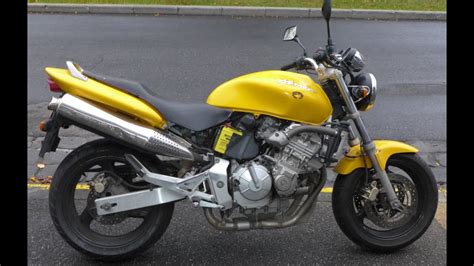 Honda CB600F Hornet 599 Year 1998 1999 Motorcycle Yellow Colour YouTube