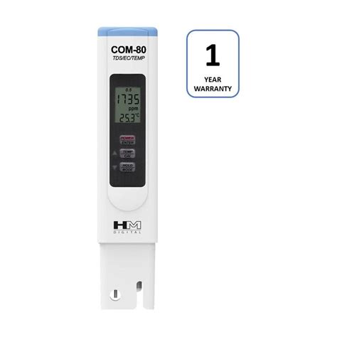 Medidor De Conductividad EC TDS Y Temperatura HM Digital 80