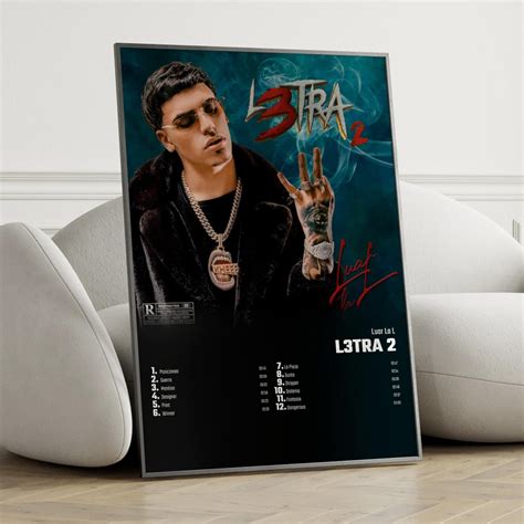 Luar La L L3tra 2 Album Cover Poster Wall Art Luar La L - Etsy