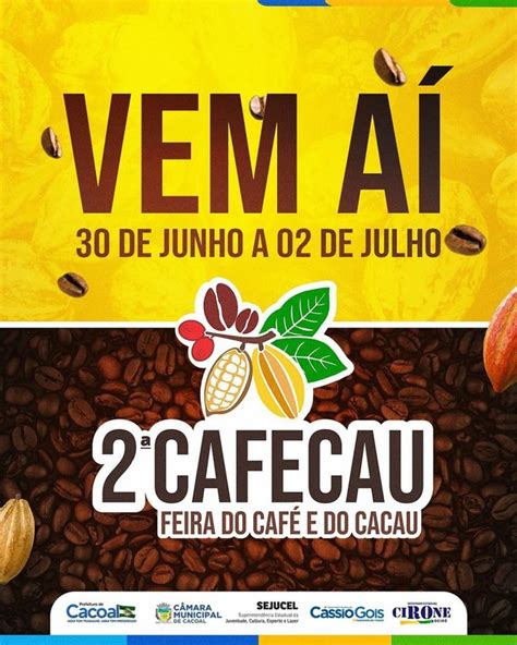 Lançamento oficial da 2ª Semana do Café e do Cacau de Cacoal Cafecau