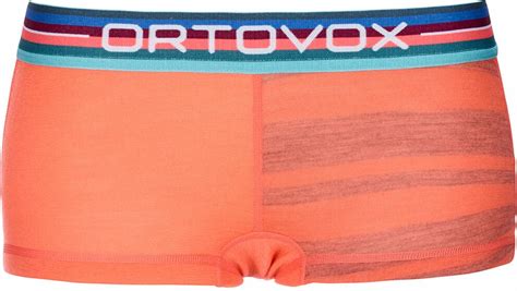Ortovox Rock N Wool Hot Pants W Coral L Thermal Underwear Muziker
