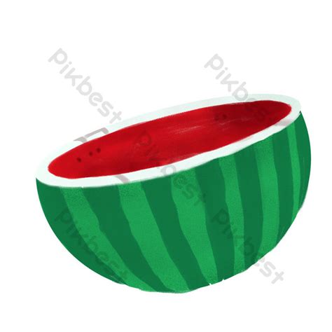 Drawing Half A Delicious Watermelon | PSD PNG Images Free Download ...